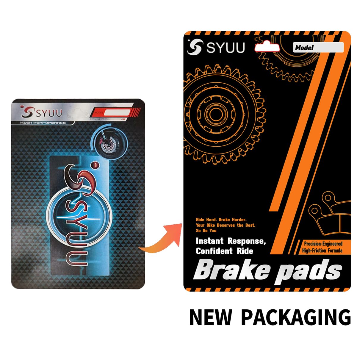 ziu ページ S SYUU Front and Rear Ceramic Brake Pad compatible with Kawasaki
